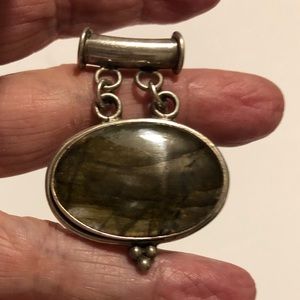 Labradorite Pendant in Sterling Silver